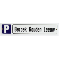 Straatnaambord parkeren